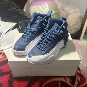 Air Jordan 12 Retro Stone Blue
Indigo Shoes